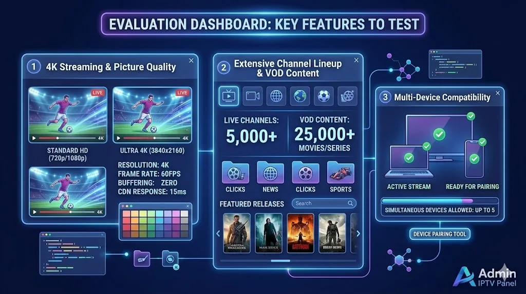 Features to Evaluate During Your IPTV Test