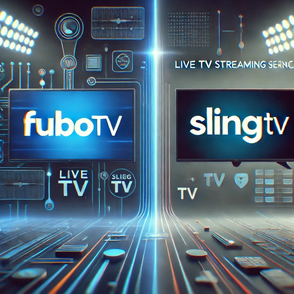 fubo vs sling logo comparison 2025