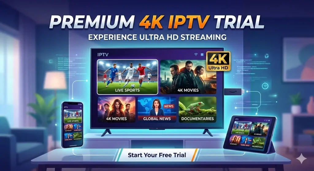 premium iptv trial 4k