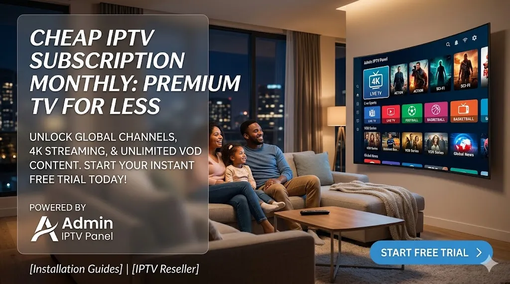 cheap iptv subscription monthly