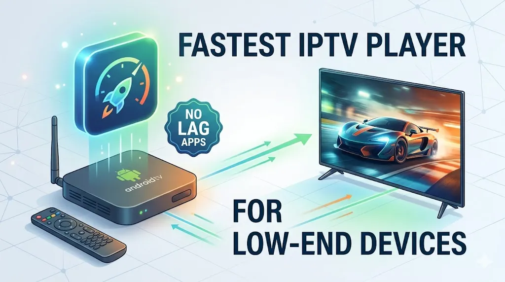 fastest iptv player for low end devices