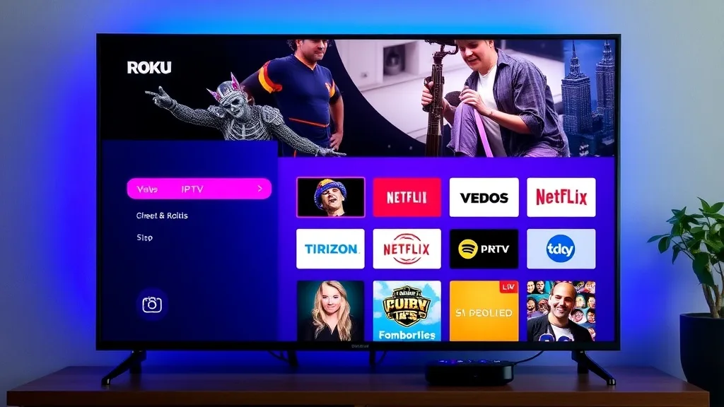 how to install IPTV app on roku