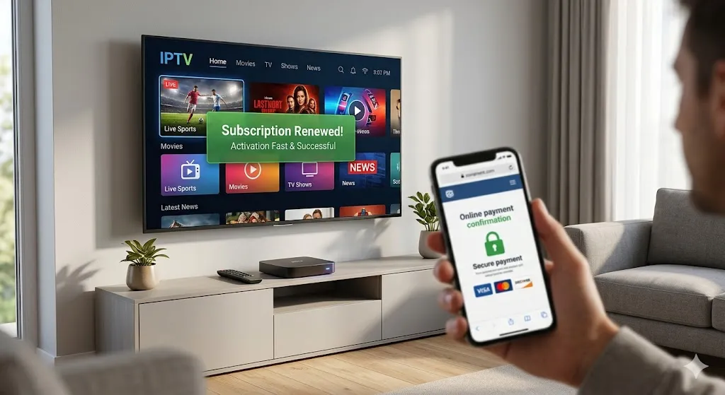 renew iptv subscription online