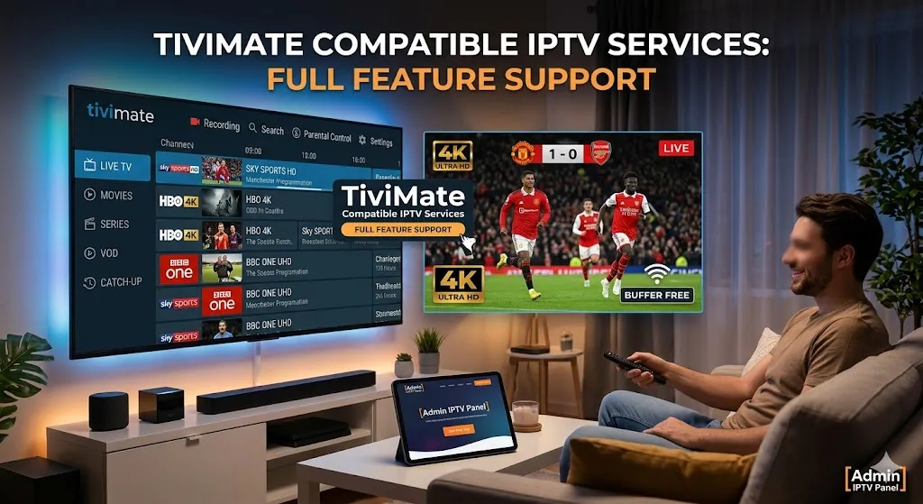 tivimate compatible iptv services